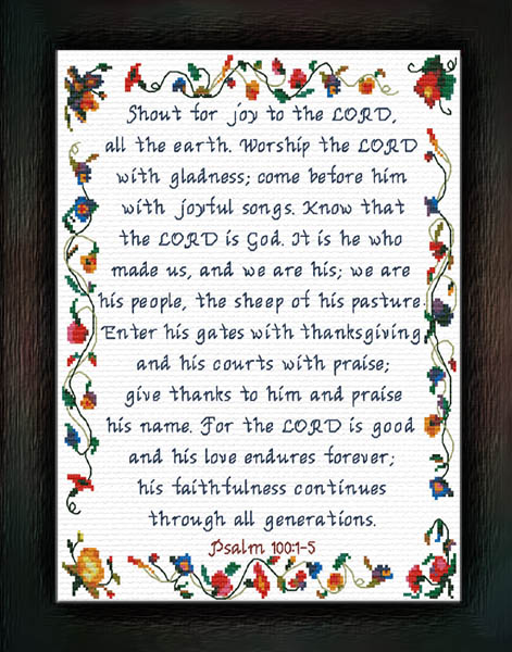 Shout for Joy to the LORD - Psalms 100:1-5